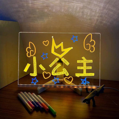LED Glow Drawing Board for Kids by DaMart.pk - Creative and Fun Educational Toy
