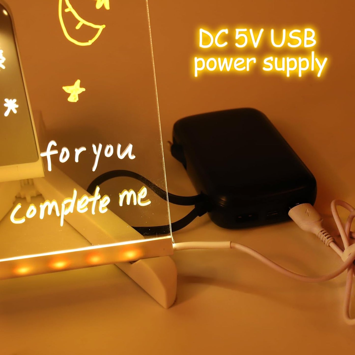 LED Glow Drawing Board for Kids by DaMart.pk - Creative and Fun Educational Toy