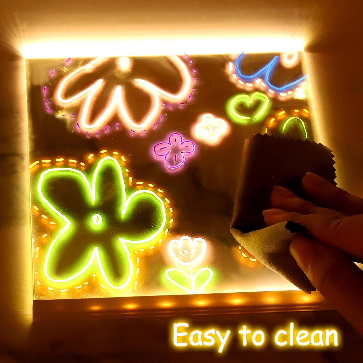 LED Glow Drawing Board for Kids by DaMart.pk - Creative and Fun Educational Toy