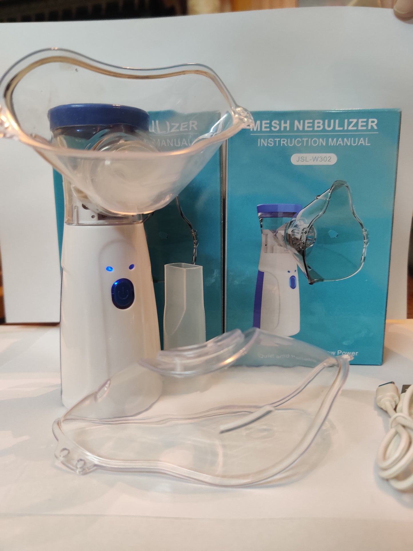 Portable Ultrasonic Mesh Nebulizer (JSL-W302) – Silent Handheld Inhaler for Adults & Kids