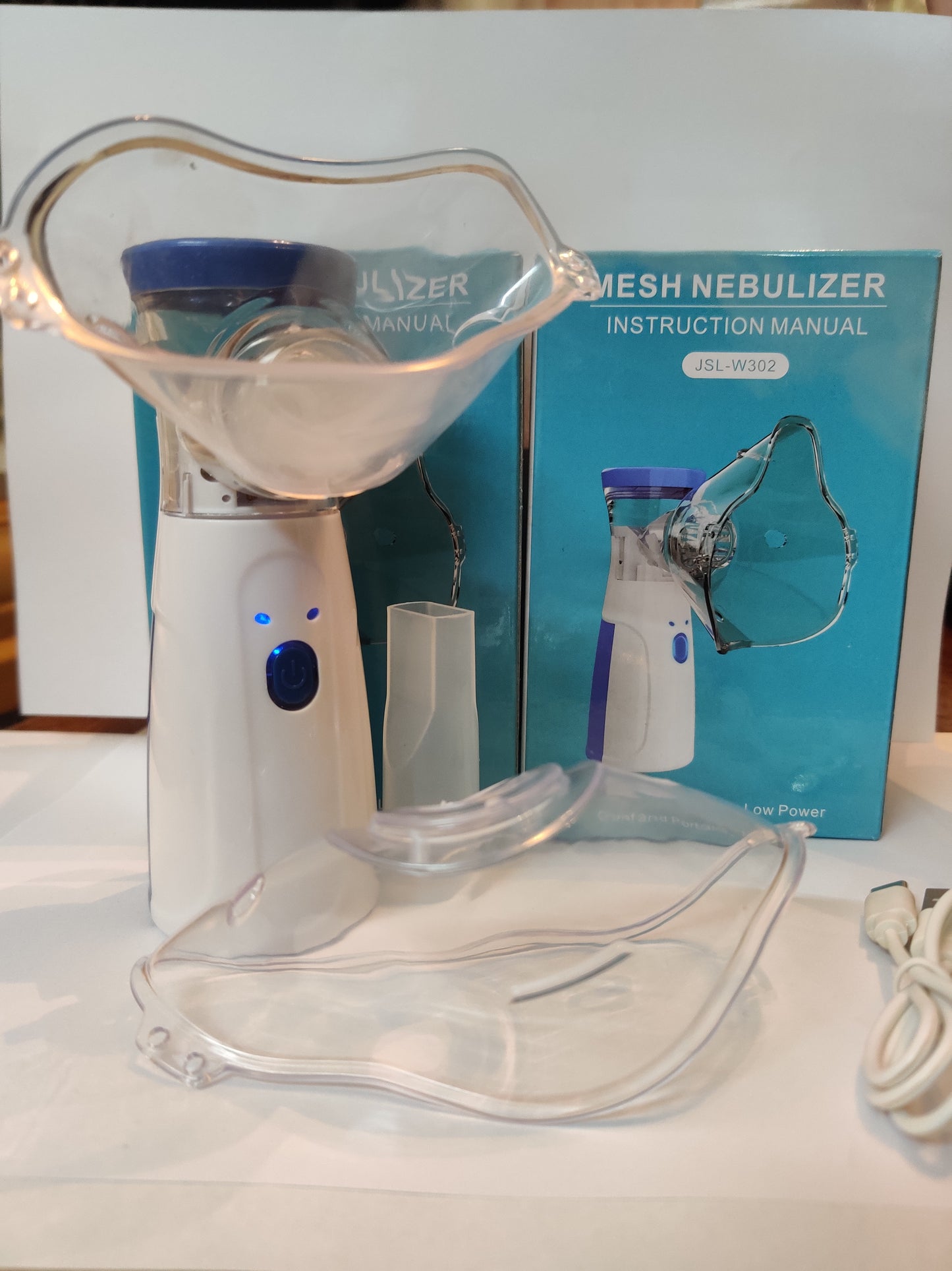 Portable Ultrasonic Mesh Nebulizer (JSL-W302) – Silent Handheld Inhaler for Adults & Kids