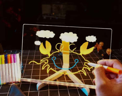 LED Glow Drawing Board for Kids by DaMart.pk - Creative and Fun Educational Toy